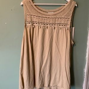 J.Jill 3x crochet top